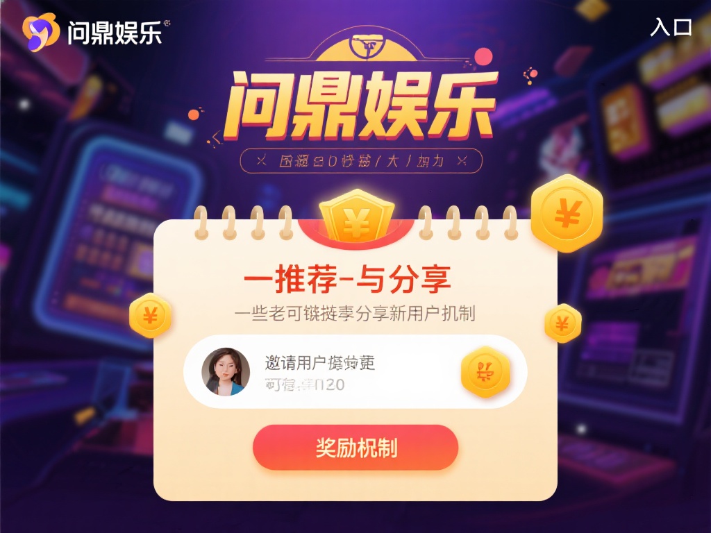 推荐与分享：一些老用户可能会通过邀请链接分享问鼎娱