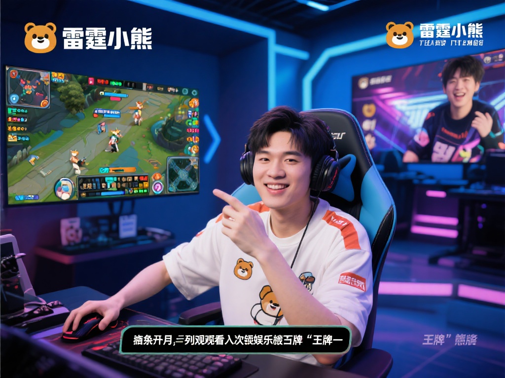 以游戏领域为例，旗下主播“雷霆小熊”凭借精湛的技术