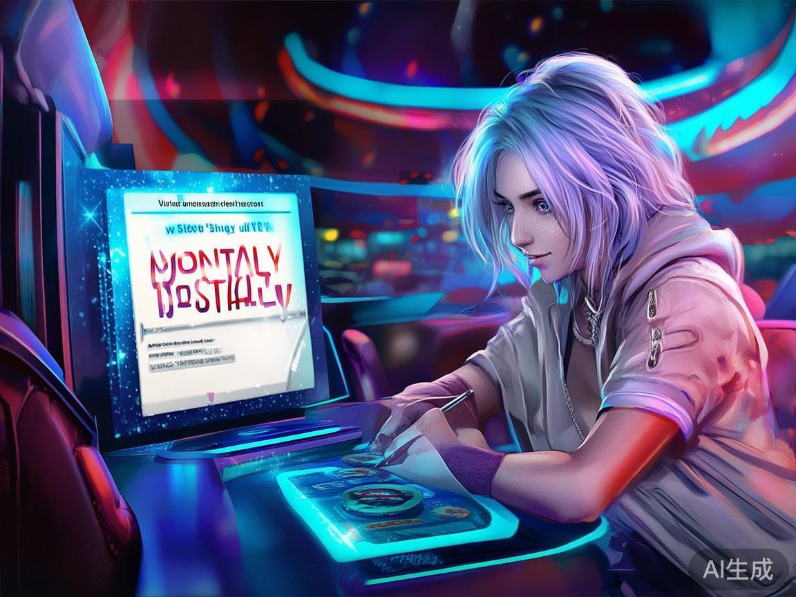 假设一名玩家在问鼎娱乐彩票进行长期投注，月充值总额